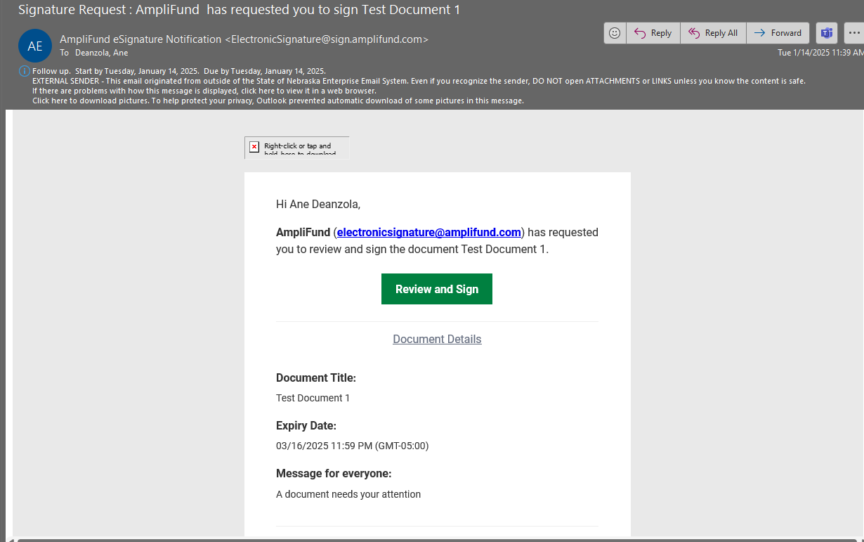 eSignature - What To Do When You Receive an eSignature Request – DED ...